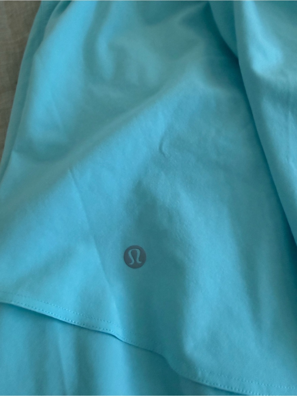 Lululemon Court Rival HR Tennis Skort Skirt Athleisure Cyan Aqua Blue Size 4 - Picture 8 of 9